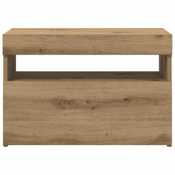 Berkfield Tv Cabinet With Led Lights Artisan Oak 60X35X40 Cm Engineered Wood - thumbnail 7