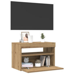 Berkfield Tv Cabinet With Led Lights Artisan Oak 60X35X40 Cm Engineered Wood - thumbnail 5