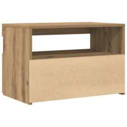 Berkfield Tv Cabinet With Led Lights Artisan Oak 60X35X40 Cm Engineered Wood - thumbnail 9