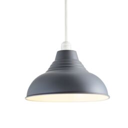 Inlight Lucia Grey Pendant Round Light Shade (D)30Cm - thumbnail 4