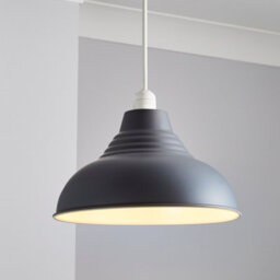Inlight Lucia Grey Pendant Round Light Shade (D)30Cm - thumbnail 1