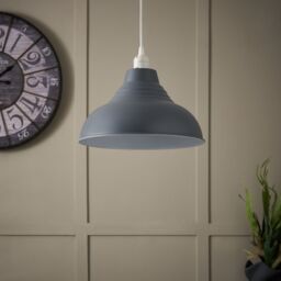 Inlight Lucia Grey Pendant Round Light Shade (D)30Cm - thumbnail 2