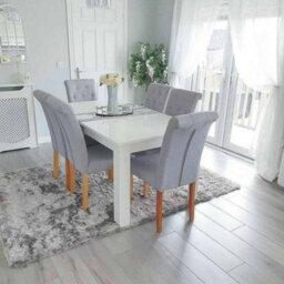 Tungsten Super Soft Shaggy Handmade Modern Plain Sparkle Easy To Clean Rug For Dining Room Bedroom Living Room-140Cm X 200Cm - thumbnail 4