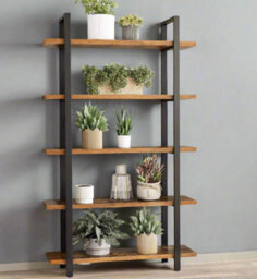 Modcraft 5 Tier Bookcase - Large Ladder Shelf - thumbnail 5