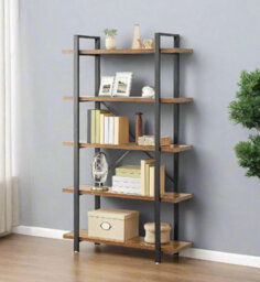 Modcraft 5 Tier Bookcase - Large Ladder Shelf - thumbnail 4