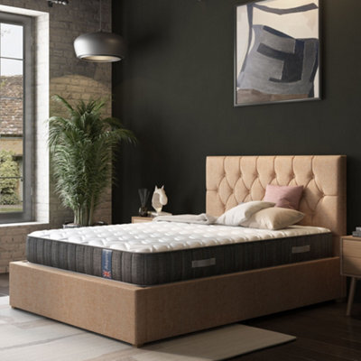 Aspire Uk Made Pocket Sprung Mattress In A Box, Size Small Single - image 1