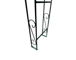 Rosenbogen-Gartenkunst Rose Arch Alex Rounded Top - 140 Cm Black Powder-Coated - thumbnail 3