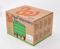 Original Wormery Tiger Wormery 4 Tray Vermicomposting System - Black, Includes Lime Mix, Coir Block & Fine Mesh, 4-Tray Kit - thumbnail 9
