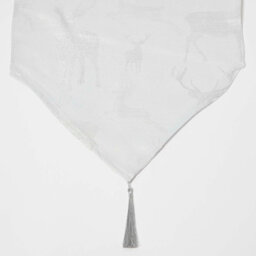 Homescapes Silver Stag Christmas Table Runner - thumbnail 2