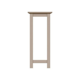 Putty Modern Side Table Compact Shelf Ready Assembled - thumbnail 5
