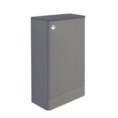 Clifton Bathroom Back To Wall Wc Unit 495mm Wide - Basalt Grey- (Choice) - image 1