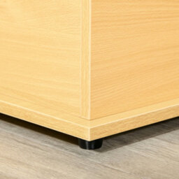 Homcom Storage Chest With Lid, 113L Storage Box, Burlywood - thumbnail 8