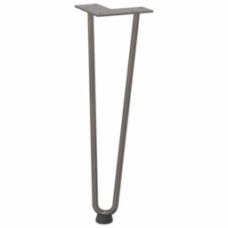 Berkfield Hairpin Legs For Coffee Table 4 Pcs Natural Steel 42 Cm Solid Steel - thumbnail 4