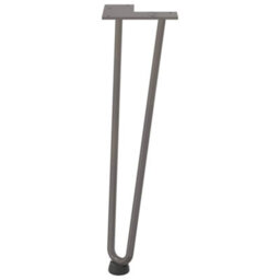 Berkfield Hairpin Legs For Coffee Table 4 Pcs Natural Steel 42 Cm Solid Steel - thumbnail 5