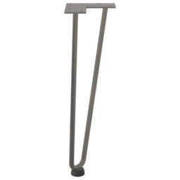 Berkfield Hairpin Legs For Coffee Table 4 Pcs Natural Steel 42 Cm Solid Steel - thumbnail 6