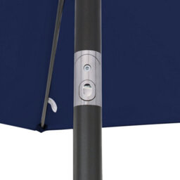VRUC Outdoor Patio Garden Parasol Sun Shade Umbrella With Crank Handle & Tilt 2.5M Blue - thumbnail 7