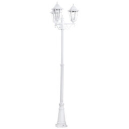 Elegant Ip44 Outdoor Bollard Light - 3 Arm White Aluminium Lantern For Gardens And Patios - thumbnail 1