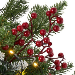 Living And Home Single-Piece Pre-Lit Artificial Mushroom Ground Christmas Tree, 57Cm W X 56.5Cm H - thumbnail 7