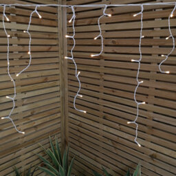 Samuel Alexander 25M 1000 Vintage Gold Led Frosted Icicle Indoor Outdoor Christmas Lights With Timer - thumbnail 7
