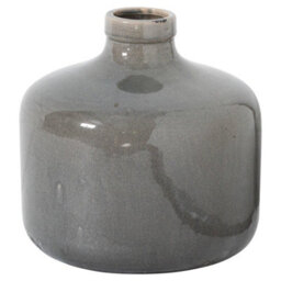 Hill Interiors Ceramic Vase Grey (23Cm X 23Cm X 23Cm)