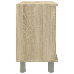 Berkfield Bathroom Cabinet Sonoma Oak 60X32X53.5 Cm Engineered Wood - thumbnail 6