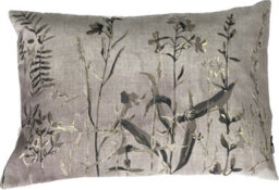 Aspect Furniture Art Floral Rectangle Throw Pillow Cushion, Cream, 35X45Cm - thumbnail 2