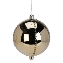 Urbn-Living Urbnliving 15Cm Height Gold Led Light Up Ball Christmas Tree Warm White Timer Indoor Outdoor Decoration - thumbnail 1