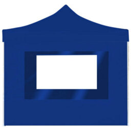 Berkfield Professional Folding Party Tent With Walls Aluminium 2X2 M Blue - thumbnail 2