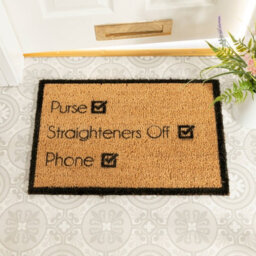 Artsy Doormats Purse, Straighteners , Phone Doormat - thumbnail 1