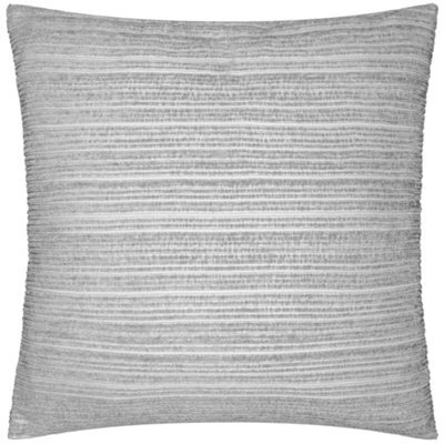 Paoletti Jupiter Jacquard Feather Filled Cushion, 50Cm X 50Cm, Silver - image 1