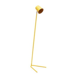 Valuelights Lark Mustard Yellow Metal Task Slimline Floor Lamp - thumbnail 2
