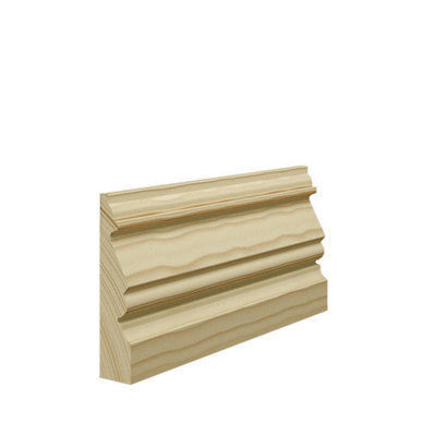Skirting World Luxor Pine Architrave 94mm X 21mm Double Set (2 Legs 2440mm, 1 Head 2440mm), Primed (Pack Of 3)