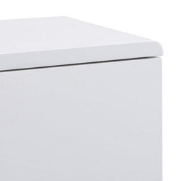 Furniture in Fashion Manhattan High Gloss Chest Of 5 Drawers In White - thumbnail 7