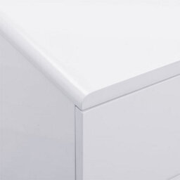Furniture in Fashion Manhattan High Gloss Chest Of 5 Drawers In White - thumbnail 6