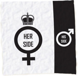 CKB Ltd Giant His And Hers Beach Towel Extra Large 152Cm - thumbnail 3