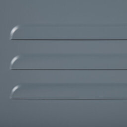 Beliani 2-Door Grey Steel Sideboard With 2 Shelves, Matte Finish, 1000 X 400 X 650 mm - thumbnail 8