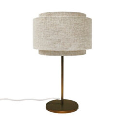 Nordlux Takai Indoor Table Lamp Beige Textile E27 On-Fixture Switch - Mains Powered, Ip20 - thumbnail 3