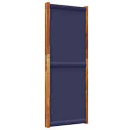 Walplus Dark Blue 3 Panel Room Divider 210X180 Cm Folding Screen - thumbnail 5