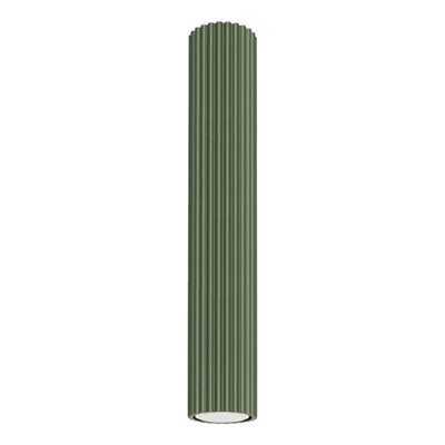 Luminosa Lighting Luminosa Karbon Minimalist Surface Mounted Ceiling Lamp 40 Olive Green - image 1