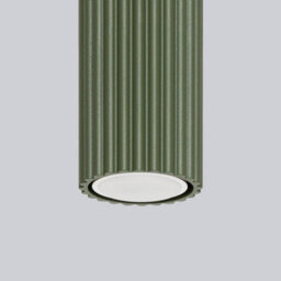 Luminosa Lighting Luminosa Karbon Minimalist Surface Mounted Ceiling Lamp 40 Olive Green - thumbnail 4
