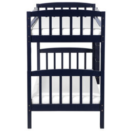 Beliani Bunk Bed Wood Revin 90 X 200 Cm (Eu Single) Navy Blue - thumbnail 5
