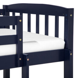 Beliani Bunk Bed Wood Revin 90 X 200 Cm (Eu Single) Navy Blue - thumbnail 7