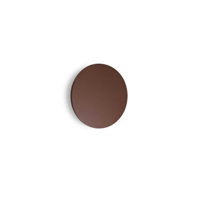 Ideal Lux Punto Integrated Led Outdoor Flush Wall Lamp Coffee Brown 1400Lm 3000K Ip54