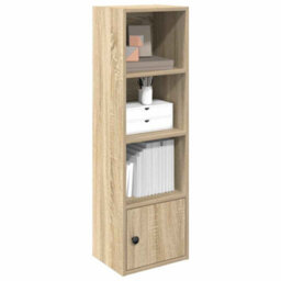 Berkfield Bookcase Sonoma Oak 31X24X102 Cm Engineered Wood - thumbnail 1