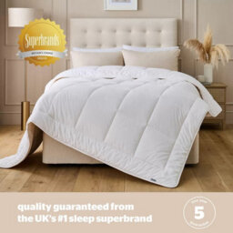 Silentnight Natural Wool Heavyweight Duvet - Breathable, Temperature Regulating Autumn & Winter Quilt In 3 Sizes - thumbnail 6