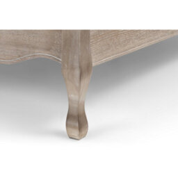 Julian Bowen Camille 150Cm King Oatmeal Linen Style Fabric And Limed Oak Effect Bed - thumbnail 7