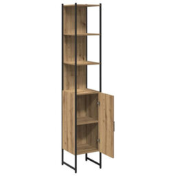 Walplus Bathroom Cabinet Artisan Oak 33 X 33 X 185.5 Cm Engineered Wood - thumbnail 5