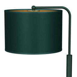 Milagro Verde Hand Made Scandi Style Table Lamp In A Rich Green Finish With Gold Accents Holds 1Xe27 Led Bulb - thumbnail 4