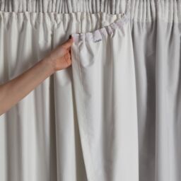 Furn. Blackout Pencil Pleat Curtain Lining Pair, (L) 112Cm X (W) 124Cm - thumbnail 7