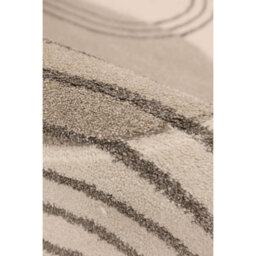 Melrose Modern Arcs Abstract Natural Design Large Indoor Area Rug 160/230Cm - thumbnail 2